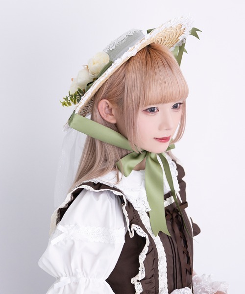 Chalmiere（シャルミエール）の「ドレスアップサマーハット（ハット