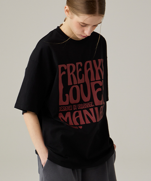 URBANAGE(アーバンエイジ)の「MANIACオーバー半袖ブラック(Tシャツ/カットソー・レディース・その他・MEDIUM/LARGE)」の13枚目の写真