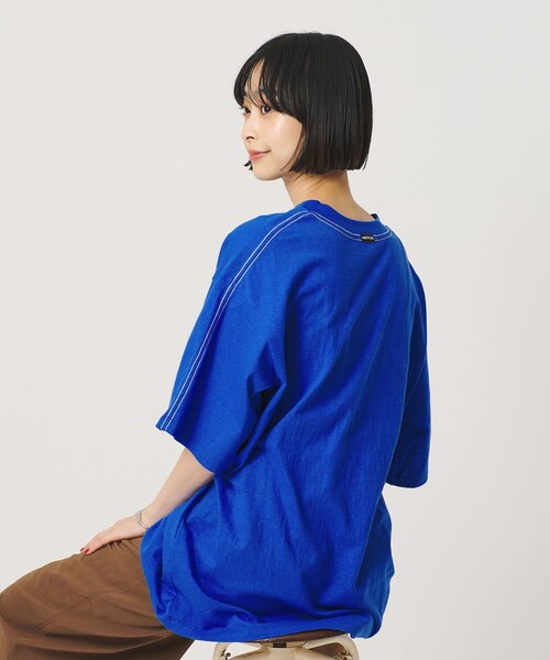 セール】【別注】＜Americana＞プリント ビッグTシャツ/コバルト（T