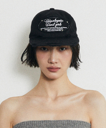 HALF DEVIL US（ハーフデビルアス）の「ワンレガシーコットンウォッシングボールキャップ_ブラック（キャップ）」