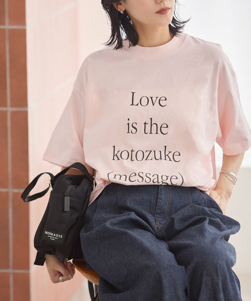 CITY COUNTRY CITY(シティーカントリーシティー)の「別注【City Country City】COTTON S/S TEE(Tシャツ/カットソー・レディース・ピンク・FREE)」の4枚目の写真