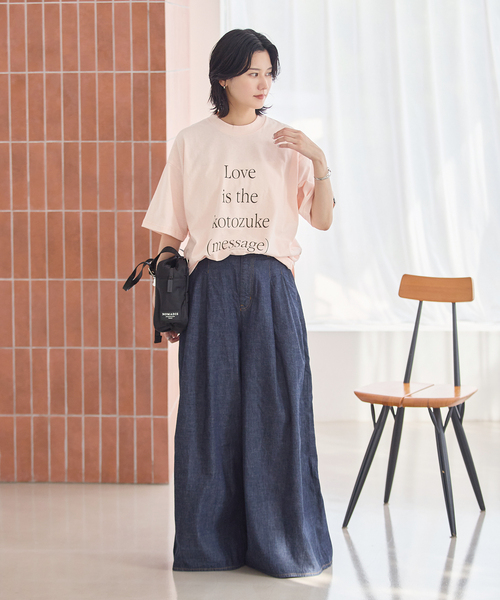CITY COUNTRY CITY(シティーカントリーシティー)の「別注【City Country City】COTTON S/S TEE(Tシャツ/カットソー・レディース・ピンク・FREE)」の5枚目の写真