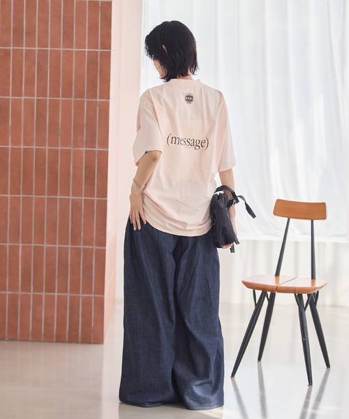 CITY COUNTRY CITY(シティーカントリーシティー)の「別注【City Country City】COTTON S/S TEE(Tシャツ/カットソー・レディース・ピンク・FREE)」の6枚目の写真