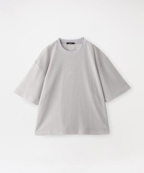 LOVELESS(ラブレス)の「ラティスレースプルオーバー(Tシャツ/カットソー・メンズ・ブラック/ライトグレー・L/M)」の1枚目の写真