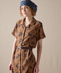 Eddie Bauer（エディーバウアー）の「リラックスフローラル シャツワンピース（シャツワンピース）」