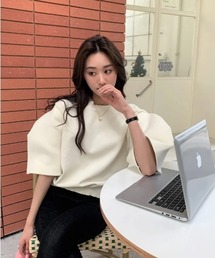 VOLUME SLEEVE KNIT TOPS（ボリュームスリーブニットトップス）