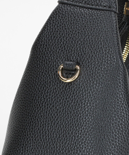GANNI（ガニー）の「GANNI/ガニー Hobo Mini Grained / ミニ ホーボー バッグ（ショルダーバッグ・レディース・ブラック・ONE SIZE）」の17枚目の写真