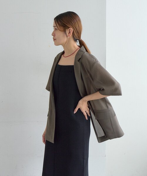 SHENERY(シーナリー)の「2WAY総針ニットキャミワンピース(ワンピース・レディース・ブラック・38/36)」の18枚目の写真