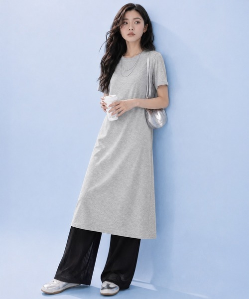 by LEGNA(バイレグナ)の「COOLIFYシアーリブパンツ(その他パンツ・レディース・ダークグレー/ブラック・LARGE/MEDIUM)」の14枚目の写真