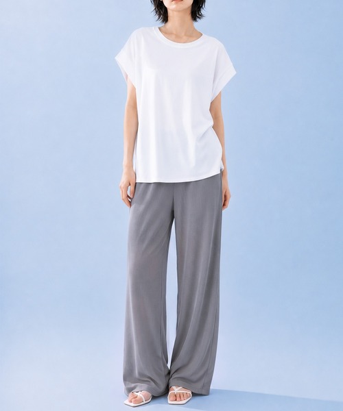 by LEGNA(バイレグナ)の「COOLIFYシアーリブパンツ(その他パンツ・レディース・ダークグレー/ブラック・LARGE/MEDIUM)」の16枚目の写真