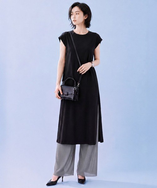 by LEGNA(バイレグナ)の「COOLIFYシアーリブパンツ(その他パンツ・レディース・ダークグレー/ブラック・LARGE/MEDIUM)」の17枚目の写真