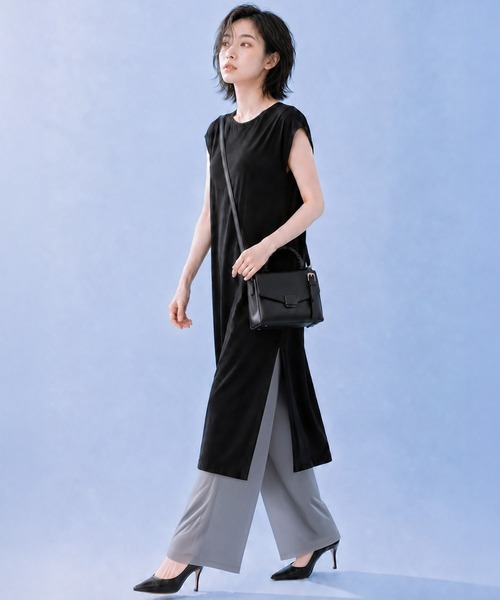 by LEGNA(バイレグナ)の「COOLIFYシアーリブパンツ(その他パンツ・レディース・ダークグレー/ブラック・LARGE/MEDIUM)」の10枚目の写真