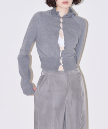 EDIT. FOR LULU | 【HELLA for LULU】 High Neck Knit Cardigan(カーディガン/ボレロ)