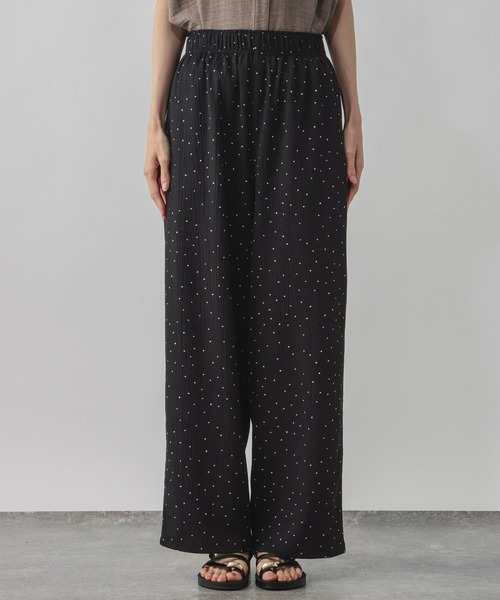 GLOBAL WORK（グローバルワーク）の「楊柳イージーコクーンパンツ/1049115（その他パンツ・レディース・ドット・MEDIUM/LARGE）」の6枚目の写真