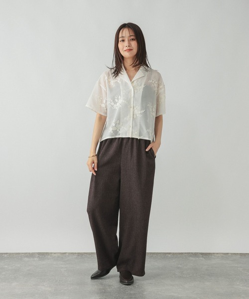GLOBAL WORK（グローバルワーク）の「楊柳イージーコクーンパンツ/1049115（その他パンツ・レディース・ドット・MEDIUM/LARGE）」の17枚目の写真