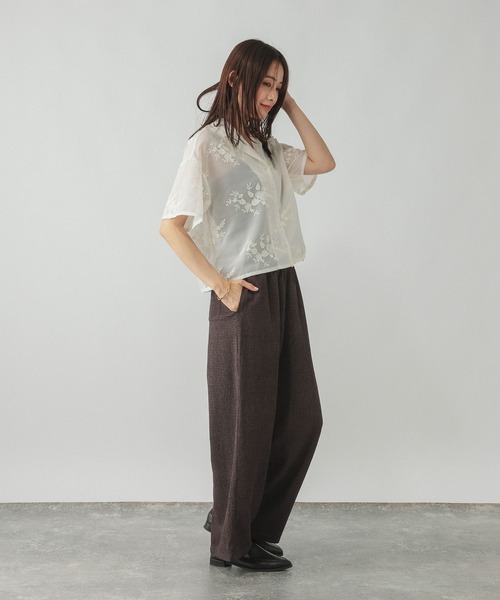 GLOBAL WORK（グローバルワーク）の「楊柳イージーコクーンパンツ/1049115（その他パンツ・レディース・ドット・MEDIUM/LARGE）」の18枚目の写真