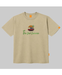 キャンピング半袖Tシャツ 男女共用 ビッグサイズ S 4XL