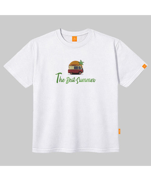 LLAMO(エラモ)の「キャンピング半袖Tシャツ 男女共用 ビッグサイズ S 4XL(Tシャツ/カットソー・レディース・ホワイト/チャコールグレー/ブラック/ベージュ・SMALL/MEDIUM/LARGE/X-LARGE/2XL/4XL/3XL)」の2枚目の写真