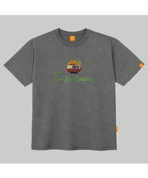 キャンピング半袖Tシャツ 男女共用 ビッグサイズ S 4XL