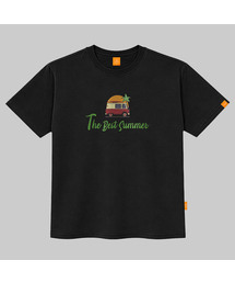 キャンピング半袖Tシャツ 男女共用 ビッグサイズ S 4XL