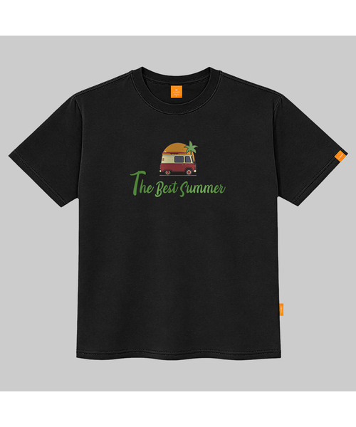 LLAMO(エラモ)の「キャンピング半袖Tシャツ 男女共用 ビッグサイズ S 4XL(Tシャツ/カットソー・レディース・ホワイト/チャコールグレー/ブラック/ベージュ・SMALL/MEDIUM/LARGE/X-LARGE/2XL/4XL/3XL)」の3枚目の写真