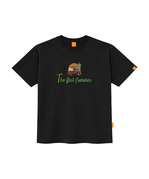 LLAMO(エラモ)の「キャンピング半袖Tシャツ 男女共用 ビッグサイズ S 4XL(Tシャツ/カットソー・レディース・ホワイト/チャコールグレー/ブラック/ベージュ・SMALL/MEDIUM/LARGE/X-LARGE/2XL/4XL/3XL)」の6枚目の写真