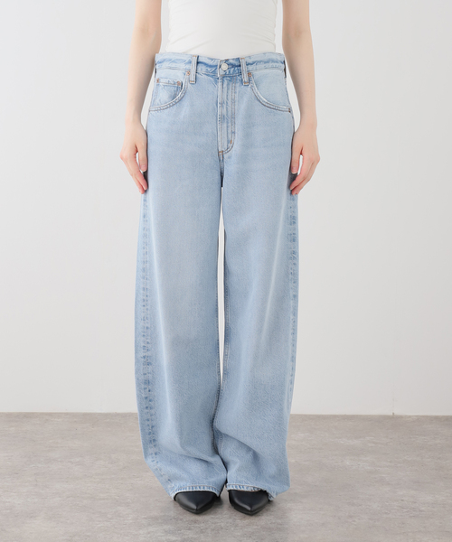 Deuxieme Classe（ドゥーズィエムクラス）の「【AGOLDE / エーゴールドイー】 LOW CURVE JEAN（デニムパンツ・レディース・スカイブルー・27/26/25）」の16枚目の写真