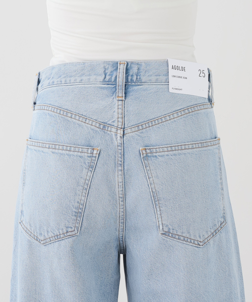 Deuxieme Classe（ドゥーズィエムクラス）の「【AGOLDE / エーゴールドイー】 LOW CURVE JEAN（デニムパンツ・レディース・スカイブルー・27/26/25）」の20枚目の写真