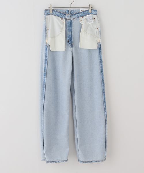 Deuxieme Classe（ドゥーズィエムクラス）の「【AGOLDE / エーゴールドイー】 LOW CURVE JEAN（デニムパンツ・レディース・スカイブルー・27/26/25）」の4枚目の写真