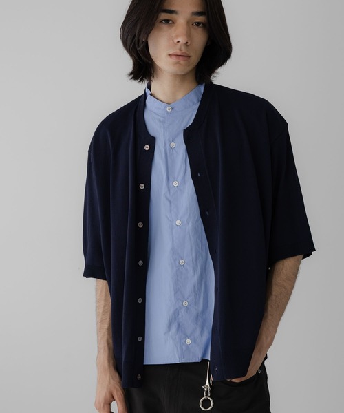 LOWRYS FARM(ローリーズファーム)の「接触冷感・UVカット付【LFM(U)】フェイクレイヤードクルーカーディガンSS 1051046(Tシャツ/カットソー・メンズ・ブルー/グレー/ブラウン・LARGE/MEDIUM)」の1枚目の写真