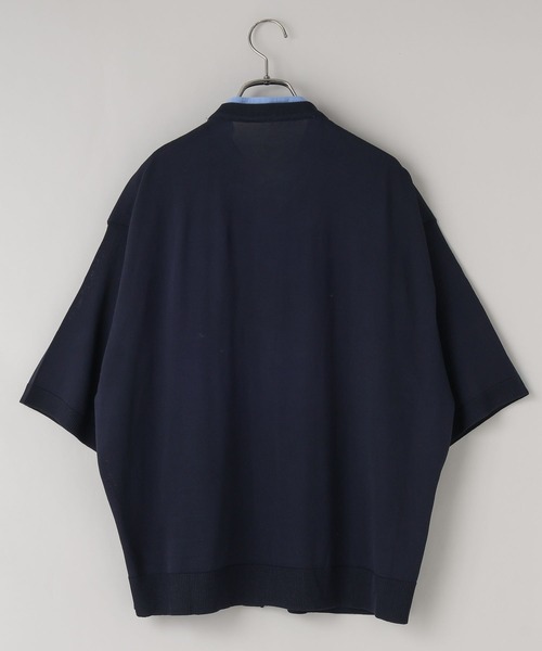 LOWRYS FARM(ローリーズファーム)の「接触冷感・UVカット付【LFM(U)】フェイクレイヤードクルーカーディガンSS 1051046(Tシャツ/カットソー・メンズ・ブルー/グレー/ブラウン・LARGE/MEDIUM)」の4枚目の写真
