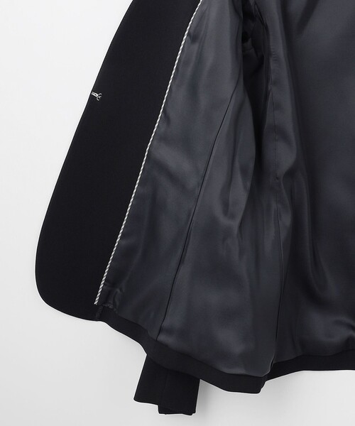 J.PRESS(ジェイプレス)の「【定番人気・セットアップ対応】T/R アルガンシルク ノーカラー ジャケット(ノーカラージャケット・レディース・ダークブラウン系/ネイビー系1・9/11/13/7)」の16枚目の写真