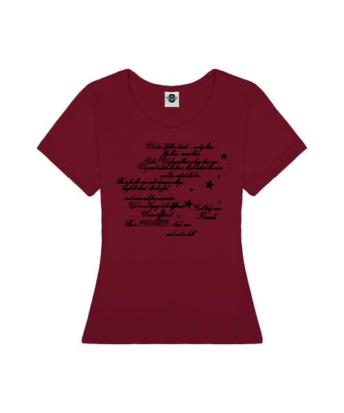 PRIMATE(プライメイト)の「WRITE レディース ゴルジVネックスリムフィット半袖Tシャツ 6 COLORS(Tシャツ/カットソー・レディース・ブラック/ネイビー/ホワイト/イエロー/カーキ/レッド・FREE)」の6枚目の写真