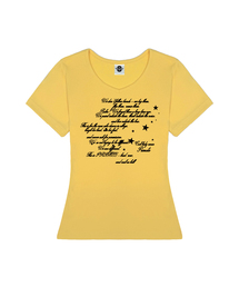 WRITE レディース ゴルジVネックスリムフィット半袖Tシャツ 6 COLORS