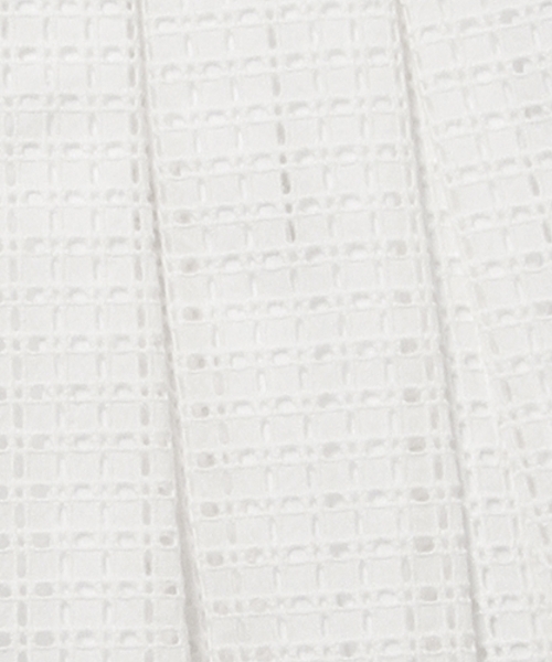 Ray BEAMS（レイビームス）の「Ray BEAMS / スクエアレース タックスカート（スカート・レディース・ホワイト/ネイビー・1/0）」の11枚目の写真