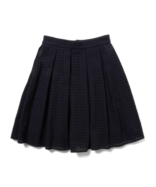 Ray BEAMS（レイビームス）の「Ray BEAMS / スクエアレース タックスカート（スカート・レディース・ホワイト/ネイビー・1/0）」の12枚目の写真