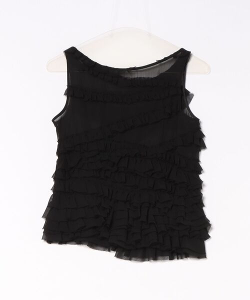 CLANE(クラネ)の「CLANE RANDOM FRILL SHEER N/S TOPS(その他トップス・レディース・オフホワイト/グレー/ブラック・2/1)」の7枚目の写真