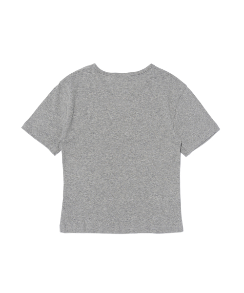 CARGOBROS FOR WOMAN(カーゴブロスフォーウィメン)の「エッセンシャルロゴショート半袖Tシャツ(グレー)(Tシャツ/カットソー・レディース・その他・FREE)」の2枚目の写真