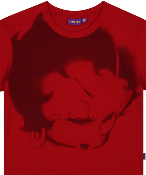 LAUGHER（ラファー）の「[ベティブープ] レッドベティブープTシャツ - レッド（Tシャツ/カットソー・レディース・その他・FREE）」の3枚目の写真