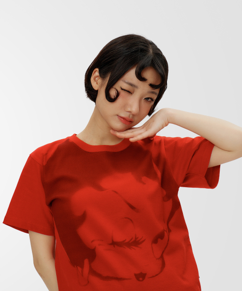 LAUGHER（ラファー）の「[ベティブープ] レッドベティブープTシャツ - レッド（Tシャツ/カットソー・レディース・その他・FREE）」の5枚目の写真