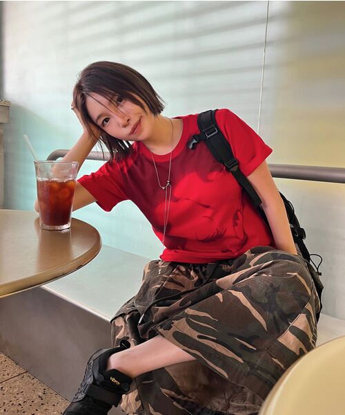 LAUGHER（ラファー）の「[ベティブープ] レッドベティブープTシャツ - レッド（Tシャツ/カットソー・レディース・その他・FREE）」の15枚目の写真