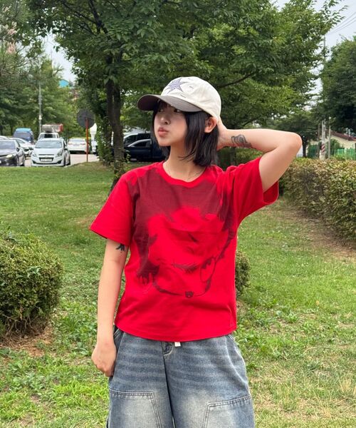 LAUGHER（ラファー）の「[ベティブープ] レッドベティブープTシャツ - レッド（Tシャツ/カットソー・レディース・その他・FREE）」の18枚目の写真