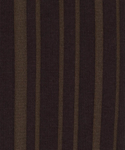 Paul Smith(ポールスミス)の「“Shadow Stripe” ドレスソックス【260610 DRO】(ソックス/靴下・メンズ・ネイビー/ダークブラウン・25-27)」の4枚目の写真