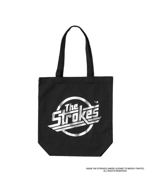 bonjour records(ボンジュールレコーズ)の「The Strokes for bonjour records Official Tote bag ザ・ストロークス オフィシャル トートバッグ(トートバッグ・メンズ・ブラック系その他/ブラック・FREE)」の1枚目の写真