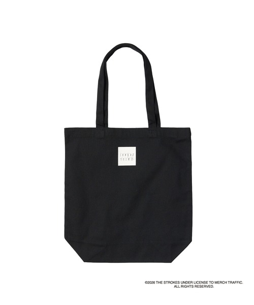 bonjour records(ボンジュールレコーズ)の「The Strokes for bonjour records Official Tote bag ザ・ストロークス オフィシャル トートバッグ(トートバッグ・メンズ・ブラック系その他/ブラック・FREE)」の3枚目の写真