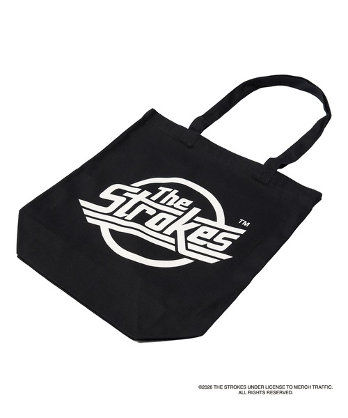 bonjour records(ボンジュールレコーズ)の「The Strokes for bonjour records Official Tote bag ザ・ストロークス オフィシャル トートバッグ(トートバッグ・メンズ・ブラック系その他/ブラック・FREE)」の4枚目の写真