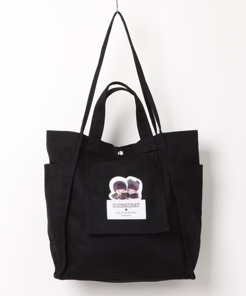 SALON de RUBAN(サロンドルヴァン)の「【SALON de RUBAN / サロン ド ルヴァン】 ベビチッチ トートバッグ モンチッチ(トートバッグ・レディース・アイボリー/ブラック・FREE)」の22枚目の写真