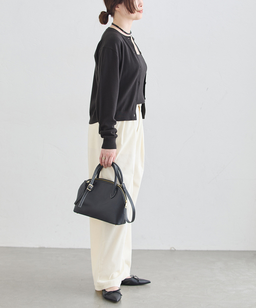 journal standard L'essage(ジャーナルスタンダードレサージュ)の「《追加》ストレッチコーデュロイ 2タックパンツ(その他パンツ・レディース・ホワイト・40/38/36)」の7枚目の写真