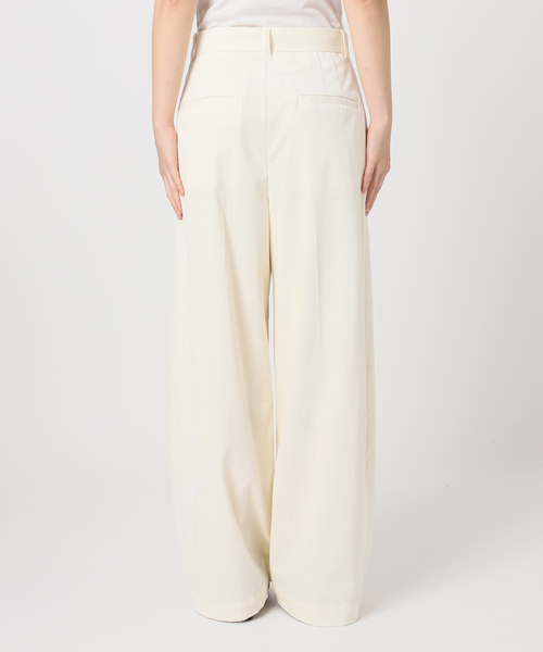 journal standard L'essage(ジャーナルスタンダードレサージュ)の「《追加》ストレッチコーデュロイ 2タックパンツ(その他パンツ・レディース・ホワイト・40/38/36)」の10枚目の写真