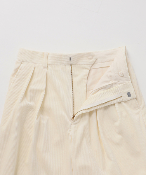 journal standard L'essage(ジャーナルスタンダードレサージュ)の「《追加》ストレッチコーデュロイ 2タックパンツ(その他パンツ・レディース・ホワイト・40/38/36)」の16枚目の写真